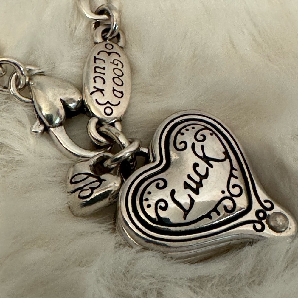 BRIGHTON Lucky Clover Bracelet Ladybug Horse Shoe Shooting Star Good Luck New - Picture 8 of 17
